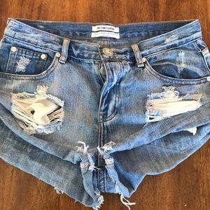 One teaspoon jean shorts